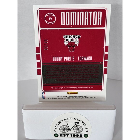 Bobby Portis Autograph 2016 Donruss Optic Dominator /99 Milwaukee Bucks Bulls - Picture 3 of 4